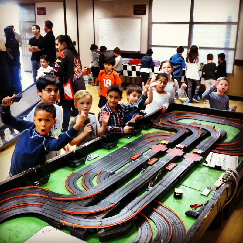 Slot car party store