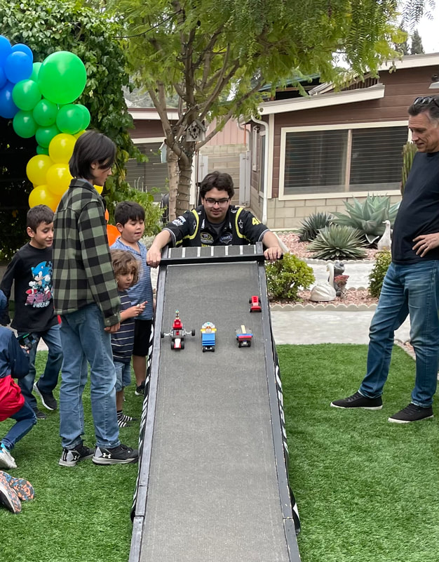 Hot Wheels Birthday Party Ideas, Rent Hot Wheels, Monster Truck, Lego or Slot Car Racing Party Games with Racing Party Events