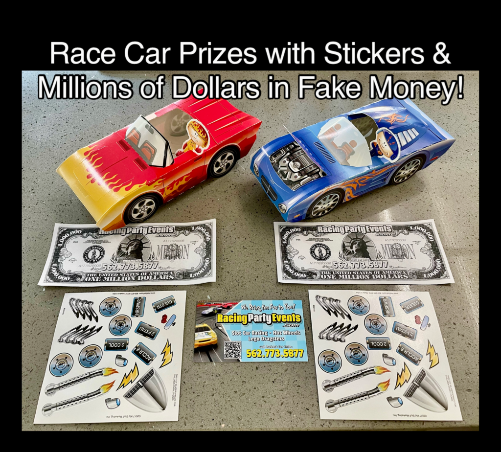 Hot Wheels, Monster Truck, Lego or Slot Car Birthday Party, Race Car Game Rentals with Racing Party Events.