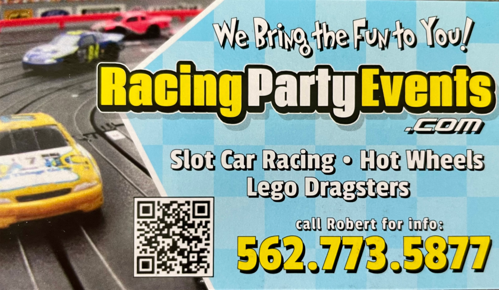 Racing Party Events, Hot Wheels and Monster Trucks, Lego and Slot Car Racing Birthday Party Race Track Rentals